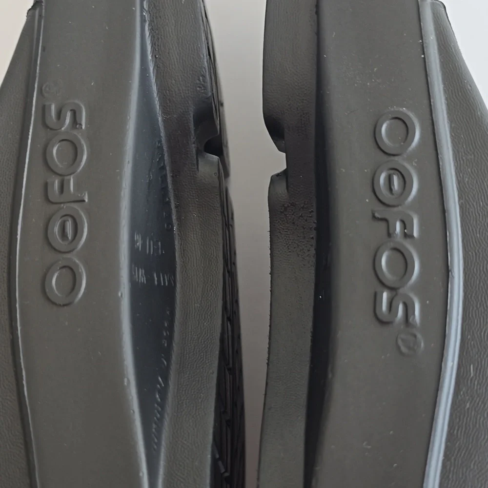 NWT OOFOS Oofoam Ooahh Slide Sandal Unisex Black Size Men 13 Women 15